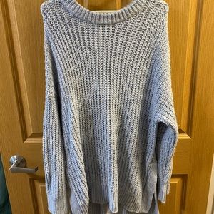 Blue Oversized Sweater